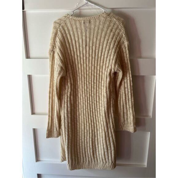 Andre by Unit long cream sweater cardigan, new - Picture 4 of 6